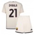 AS Roma Paulo Dybala #21 Bortedraktsett Barn 2023-24 Korte ermer (+ Korte bukser)